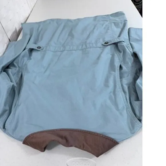 &quot;LL BEAN&quot; Barn, Chore, Field Coat, Womens L, Blue, Canvas,,Corduroy Collar Field