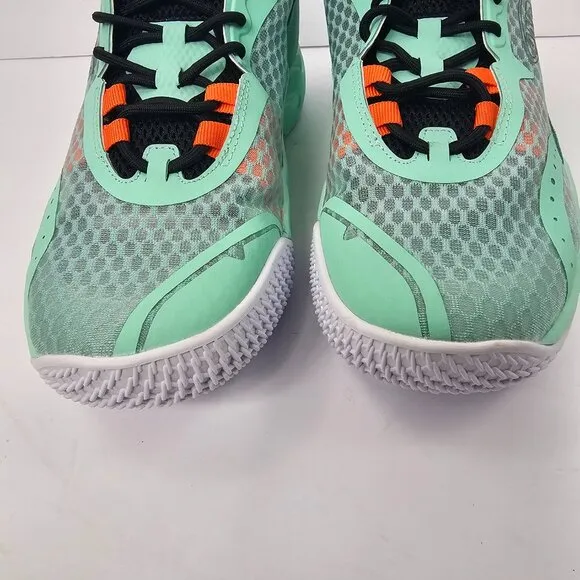 AND1 Scope Unisex Teal Suede Mesh Basketball Shoes Size 11Men 12.5 Women