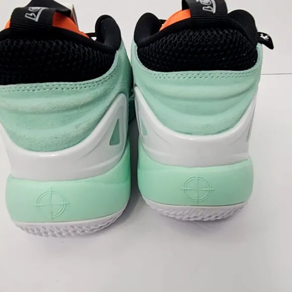 AND1 Scope Unisex Teal Suede Mesh Basketball Shoes Size 11Men 12.5 Women