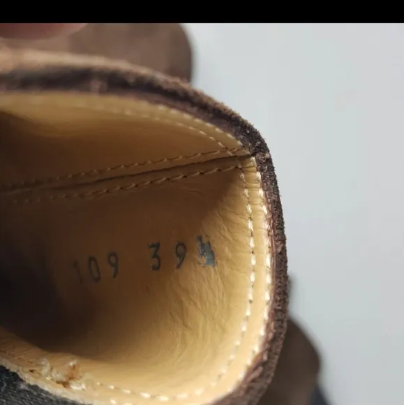 Ann Mashburn Chelsea Boots Brown Suede Leather Women's 39.5 Euro US Size 9.5