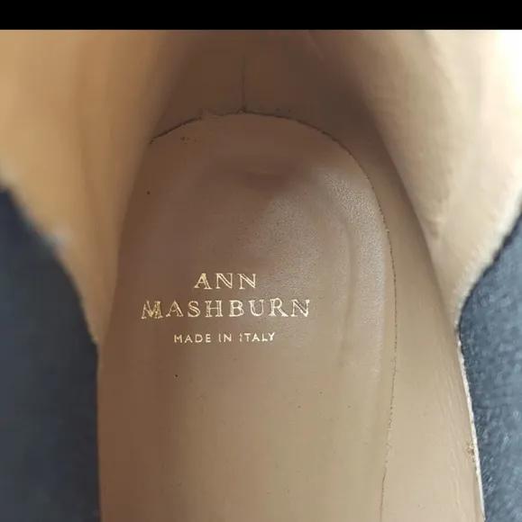 Ann Mashburn Chelsea Boots Brown Suede Leather Women's 39.5 Euro US Size 9.5