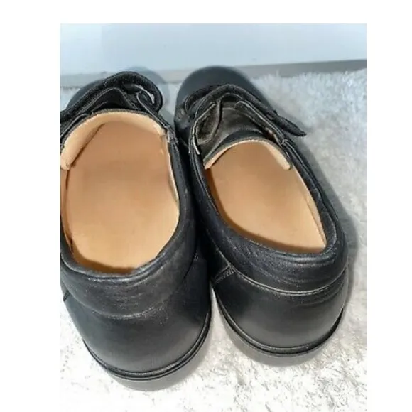 APEX Black Double Strap Comfort Walking Diabetic S