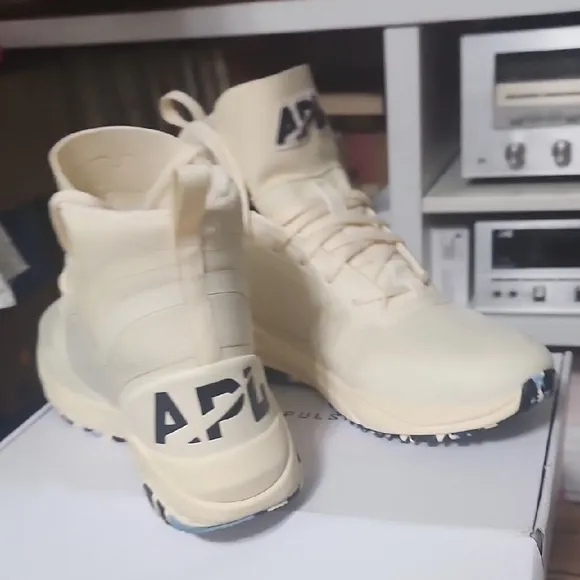 APL Cream High-Top Sneakers