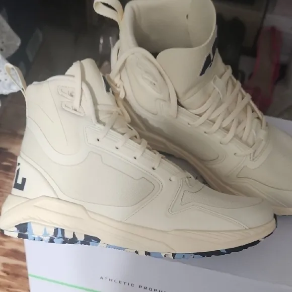 APL Cream High-Top Sneakers