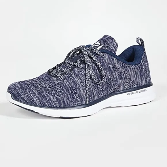 APL Lululemon Navy And White Techloom Pro Tennis Shoes Sneakers