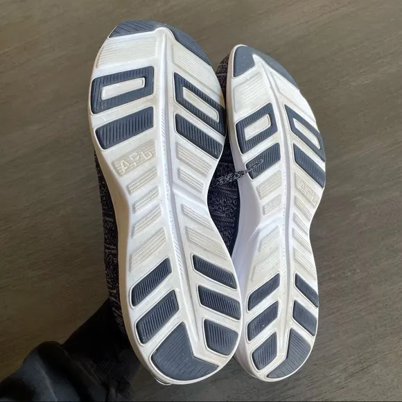 APL Lululemon Navy And White Techloom Pro Tennis Shoes Sneakers