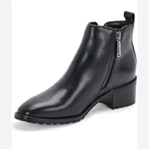 Aquatalia Fantina Waterproof Boots Black Leather 9 Old Money