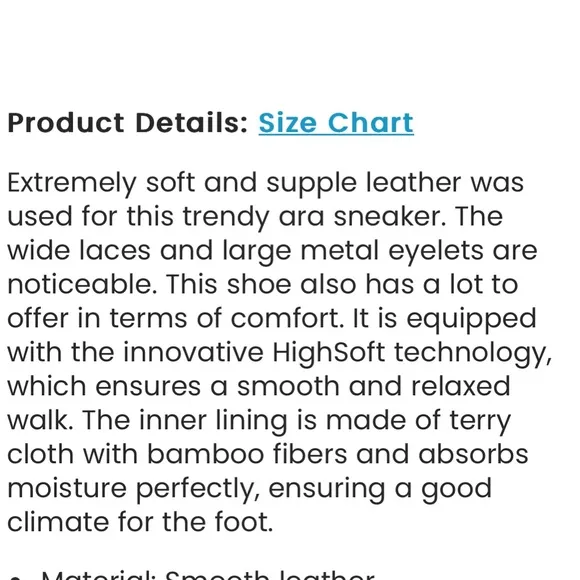 Ara leather sneakers High Soft