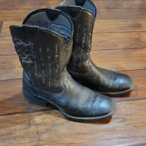 Ariat Black Western square toe boots