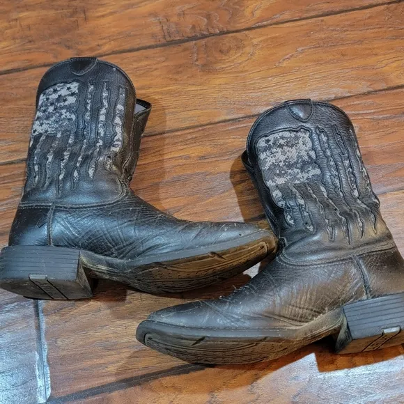 Ariat Black Western square toe boots