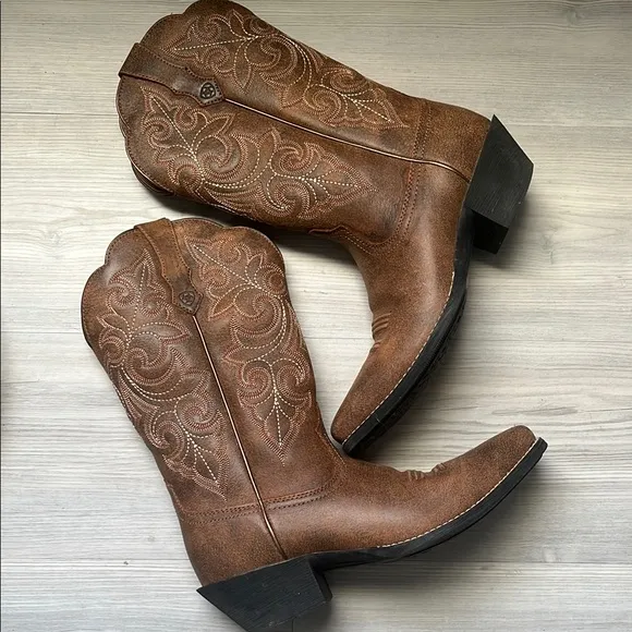 Ariat Brown Western Cowgirl Boots