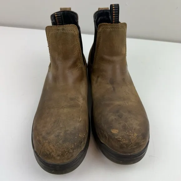 Ariat Groundbreaker Chelsea H2O Steel Toe Brown Boots Mens 14D