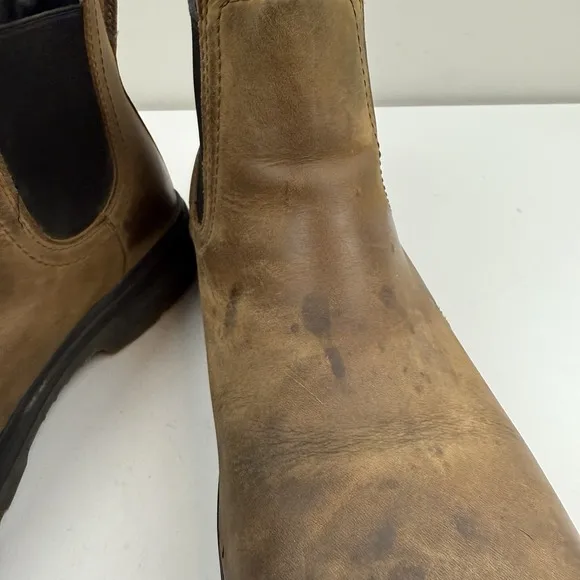 Ariat Groundbreaker Chelsea H2O Steel Toe Brown Boots Mens 14D