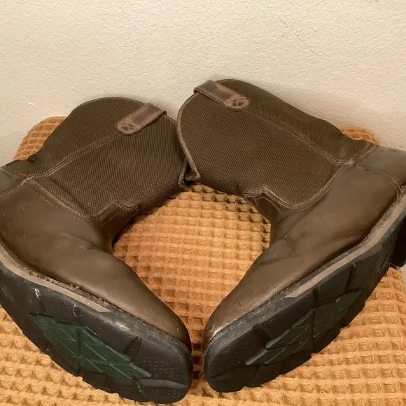 Ariat Groundbreaker Waterproof Pro Men Sz 10 2E WIDE Square Steel Toe Work Boots