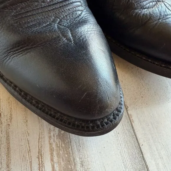 Ariat Heritage Western R Toe Cowboy Boots Mens 9 D Black Leather 34770 10002218