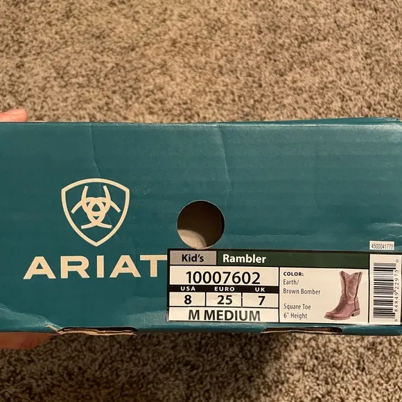 Ariat Kids size 8 Rambler boots