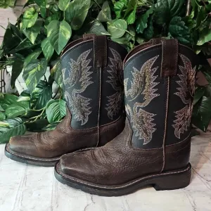 Ariat Kids' Workhog Square Toe Boots 1.5