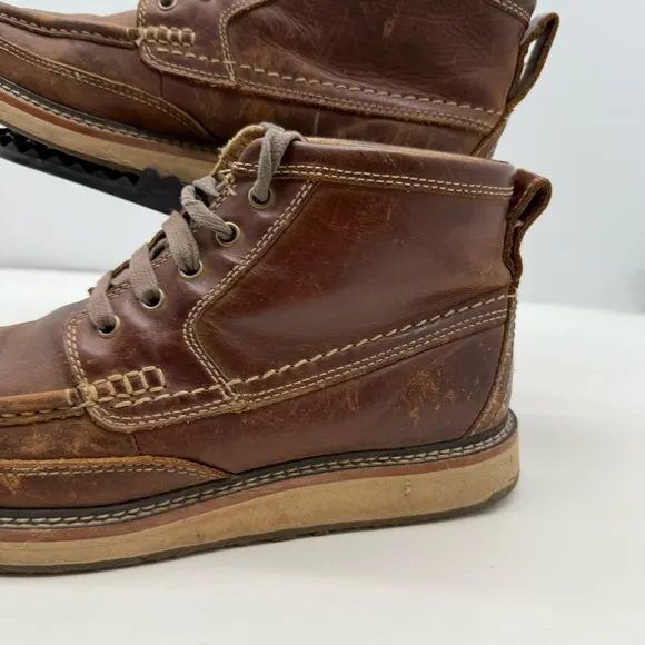 Ariat Lookout Foothill Mens 9 Leather Ankle Boots Shoes Work Western 10025144