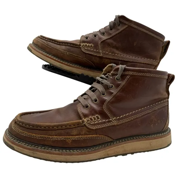 Ariat Lookout Foothill Mens 9 Leather Ankle Boots Shoes Work Western 10025144