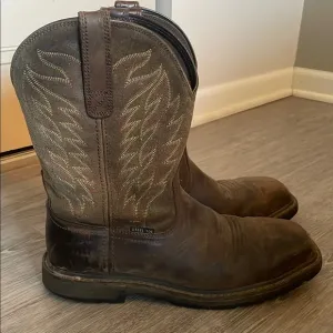 Ariat Men's Brown Western Steel Toe Work Boots Size 9.5