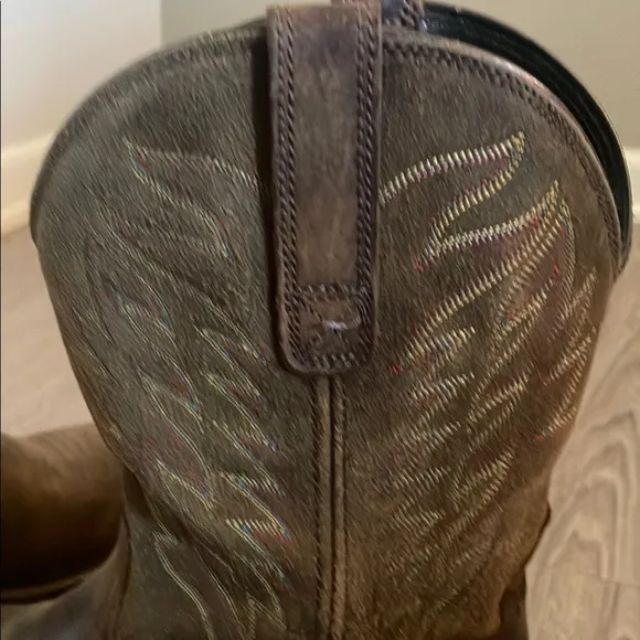 Ariat Men's Brown Western Steel Toe Work Boots Size 9.5