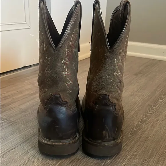 Ariat Men's Brown Western Steel Toe Work Boots Size 9.5