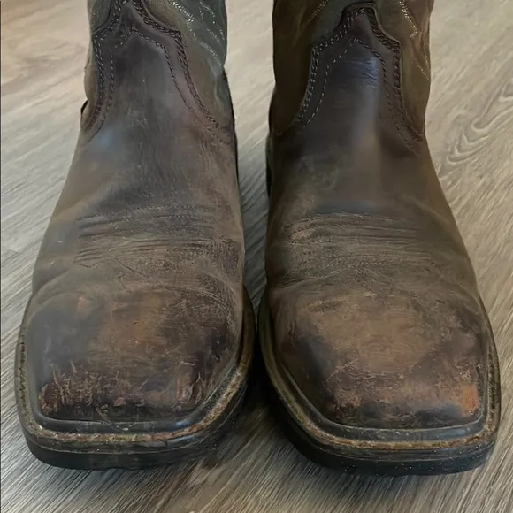 Ariat Men's Brown Western Steel Toe Work Boots Size 9.5
