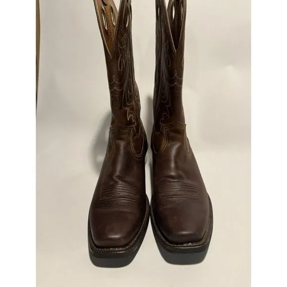 Ariat Square Toe Men's‎ 11D Boots In Brown