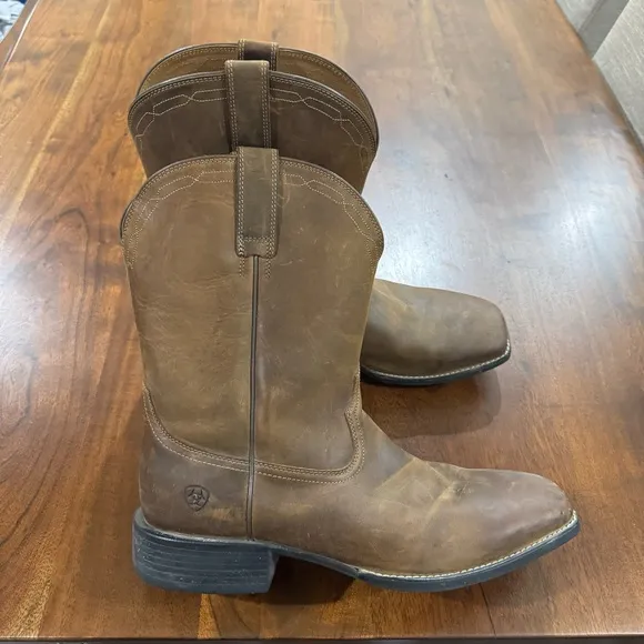 Ariat Square Toe Roper Boots Western Country Size 13 D