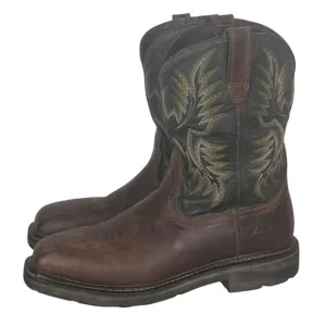 ARIAT Steel Toe Work Boots Mens 11EE Brown Leather Western Cowboy Safety 12”