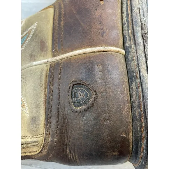 Ariat WorkHog 10068205 Men's 11D Brown Leather Wide Square Steel Toe Work Boot