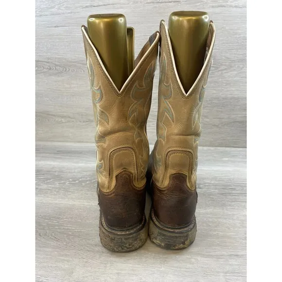 Ariat WorkHog 10068205 Men's 11D Brown Leather Wide Square Steel Toe Work Boot