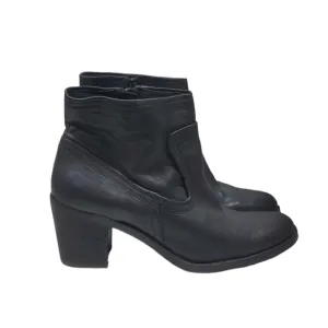 Arturo Chiang Womens Comfort Ankle Leather Heels Boots shoes sz 8M