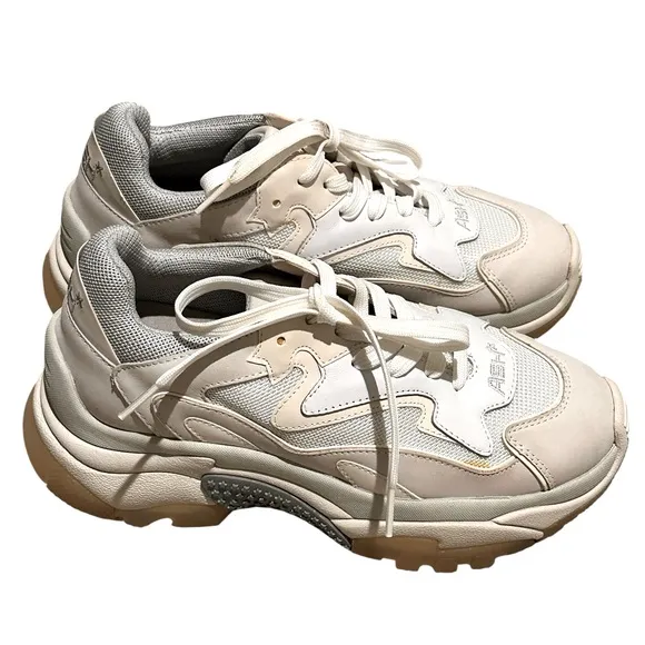 Ash | Addict Low-Top Chunky Sneakers Light Blue Taupe Gray, size 8