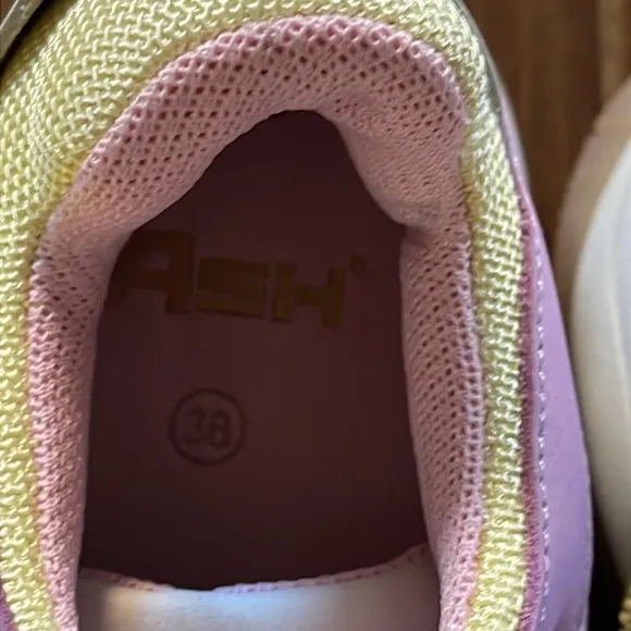 ASH Addict Pastel chunky Sneakers Pink Yellow Mint