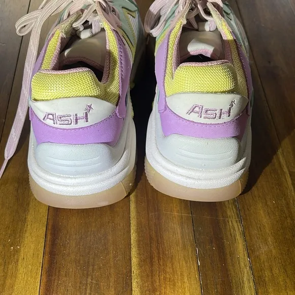 ASH Addict Pastel chunky Sneakers Pink Yellow Mint