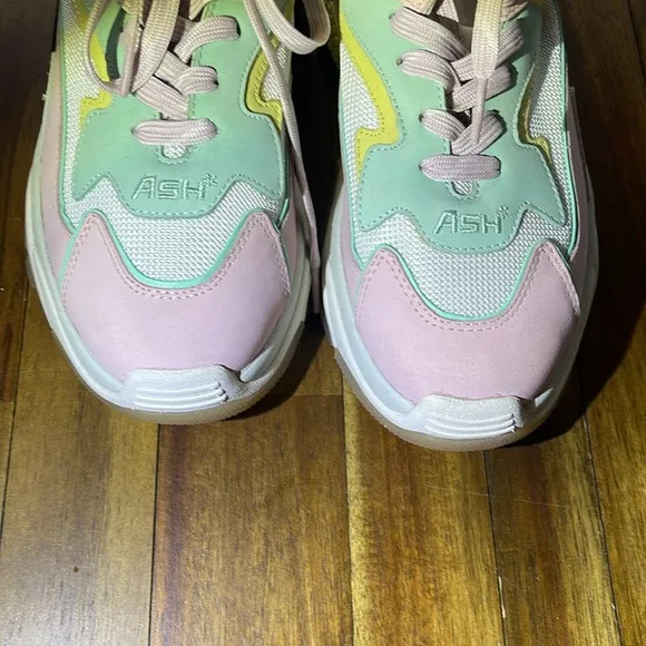 ASH Addict Pastel chunky Sneakers Pink Yellow Mint