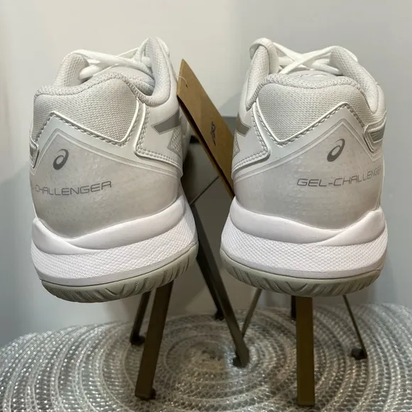 ASICS Gel Challenger 13 Women’s Tennis Shoes Size 11 White/pure Silver NWT
