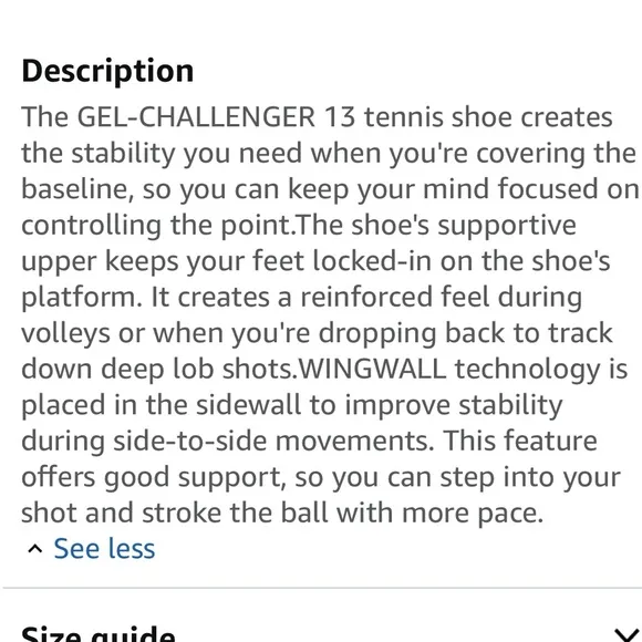 ASICS Gel Challenger 13 Women’s Tennis Shoes Size 11 White/pure Silver NWT