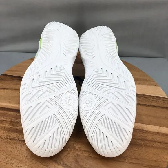 Asics Gel Dedicate 8 Pickleball Shoes Mens 13 White Green‎ Performance Comfort