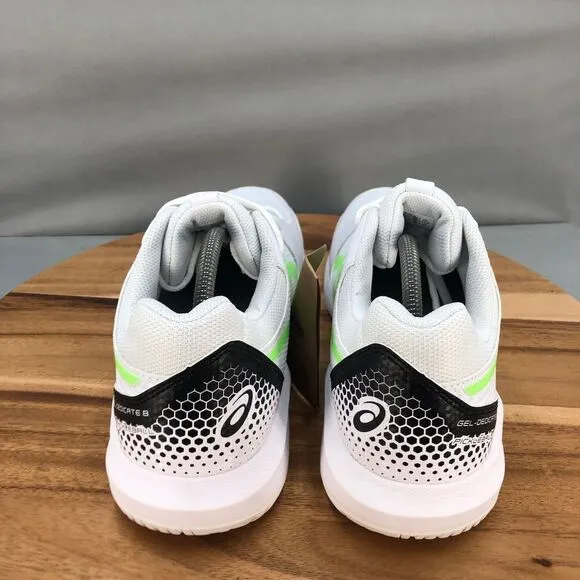 Asics Gel Dedicate 8 Pickleball Shoes Mens 13 White Green‎ Performance Comfort