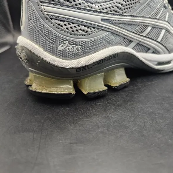 ASICS Gel Kinsei Womens Running Walking Shoes US 8.5 1022A11 Silver Max Cushion