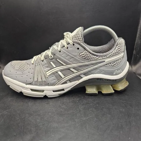 ASICS Gel Kinsei Womens Running Walking Shoes US 8.5 1022A11 Silver Max Cushion