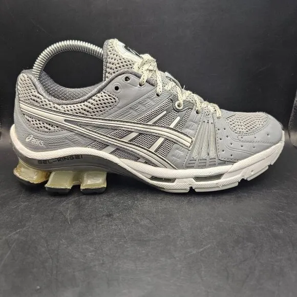 ASICS Gel Kinsei Womens Running Walking Shoes US 8.5 1022A11 Silver Max Cushion