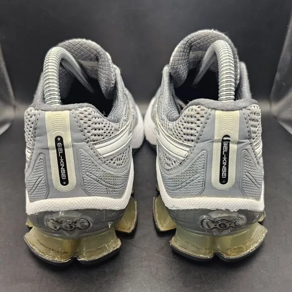 ASICS Gel Kinsei Womens Running Walking Shoes US 8.5 1022A11 Silver Max Cushion