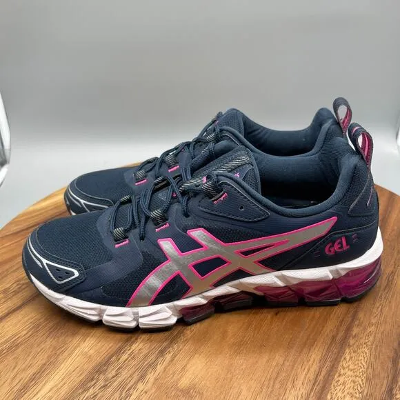 Asics Gel Quantum 180 Shoes Womens Size 9.5 Blue Pink Running Comfort Walking
