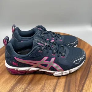 Asics Gel Quantum 180 Shoes Womens Size 9.5 Blue Pink Running Comfort Walking
