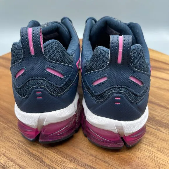 Asics Gel Quantum 180 Shoes Womens Size 9.5 Blue Pink Running Comfort Walking