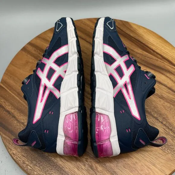 Asics Gel Quantum 180 Shoes Womens Size 9.5 Blue Pink Running Comfort Walking