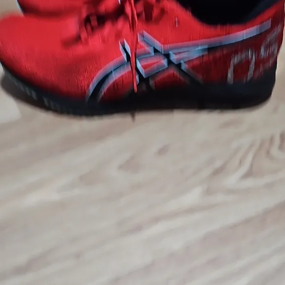 ASICS Men's Red Running Shoes